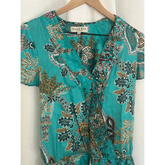 Hale Bob Brynn Silk Romper Womens Size SM - Picture 10 of 10